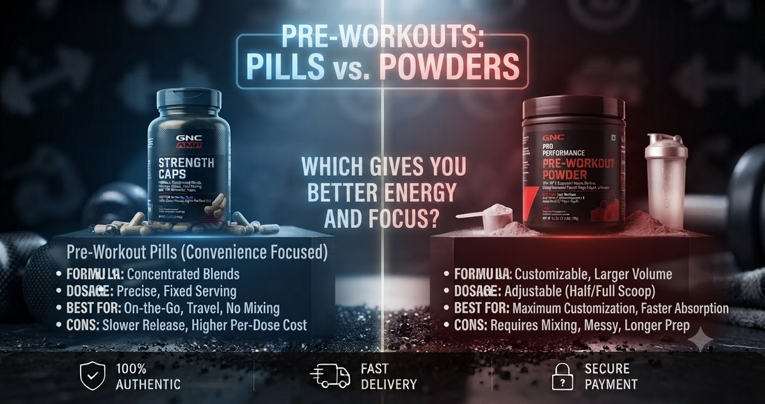 Pre-Workout Pills vs. Powders: Which Gives You Better Energy and Focus?