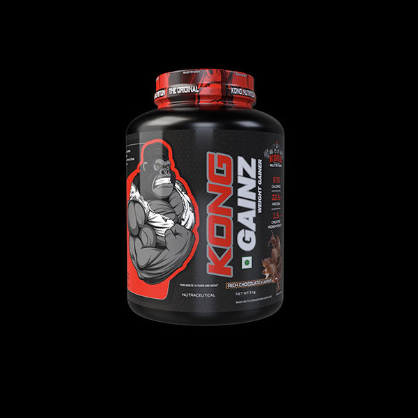 Kong Nutrition Gainz Weight Gainer 570 Calories, 22.5g Protein & 1.5g Creatine Monohydrate