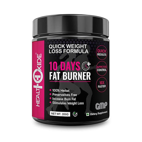 HealthOxide 10 Days Fat Burner 200g