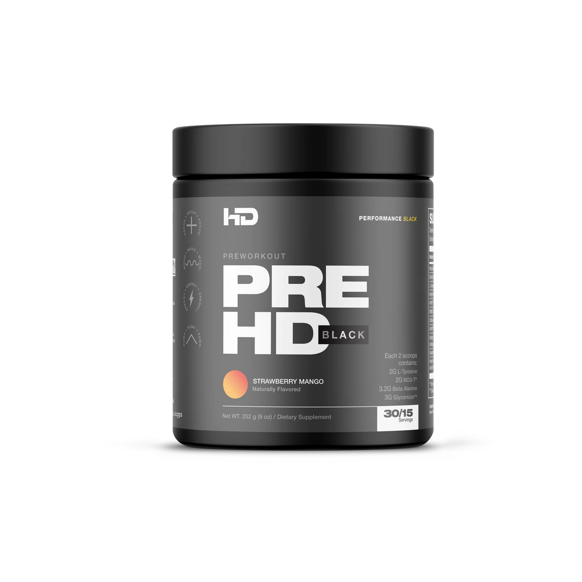 HD MUSCLE PreHD Black