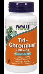 Now Foods Tri-Chromium 500mcg Veg Capsule