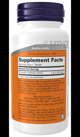 Now NAC 1000mg Tablet
