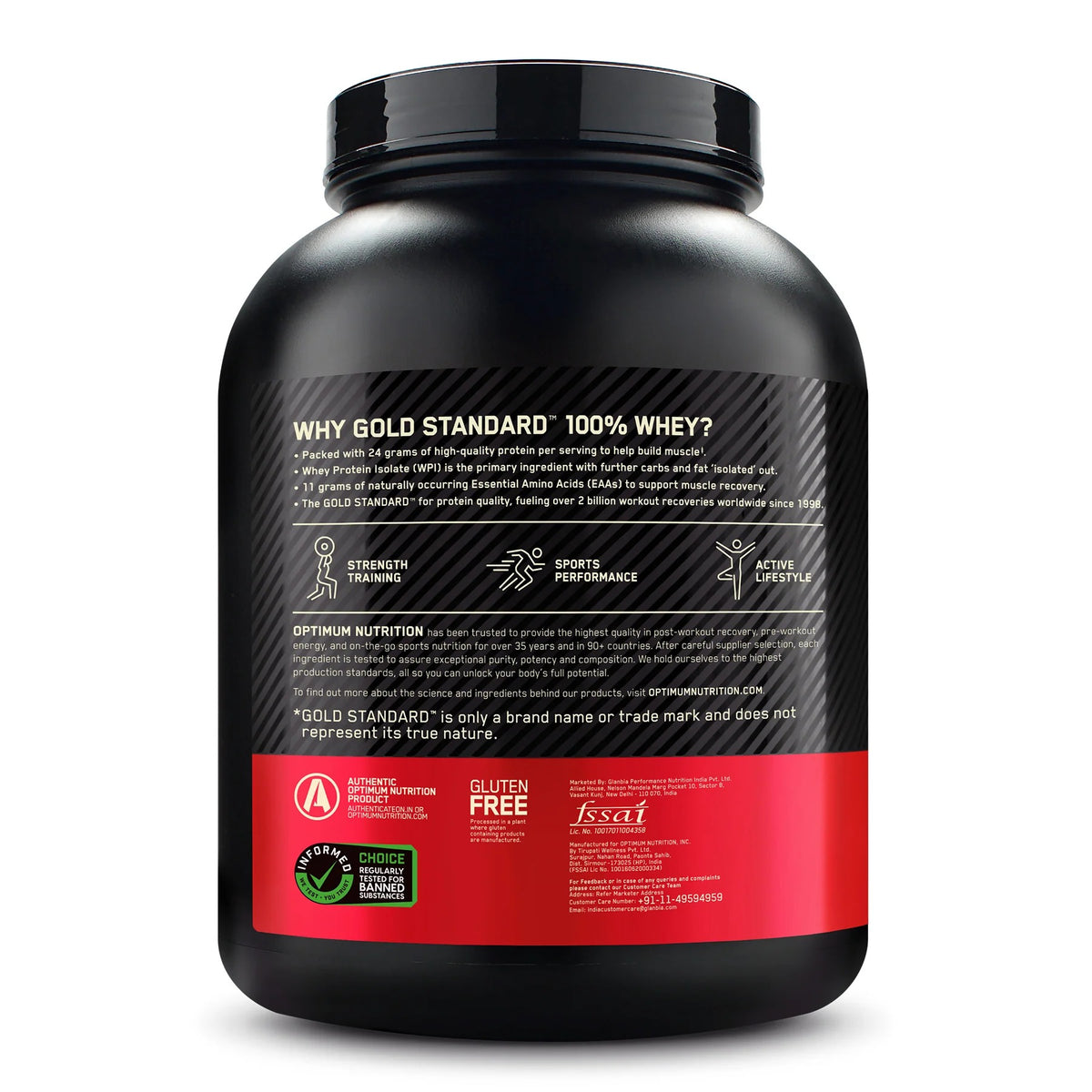 Gold Standard 100% Whey Protein Powder  5lbs