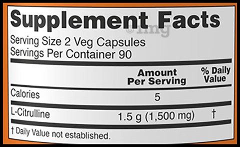 Now L-Citrulline 750mg Capsule