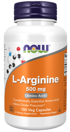 NOW L-Arginine, Double Strength 1000 mg Tablets