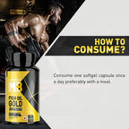 MuscleBlaze Fish Oil Gold 60 Capsules (with Higher Strength EPA & DHA