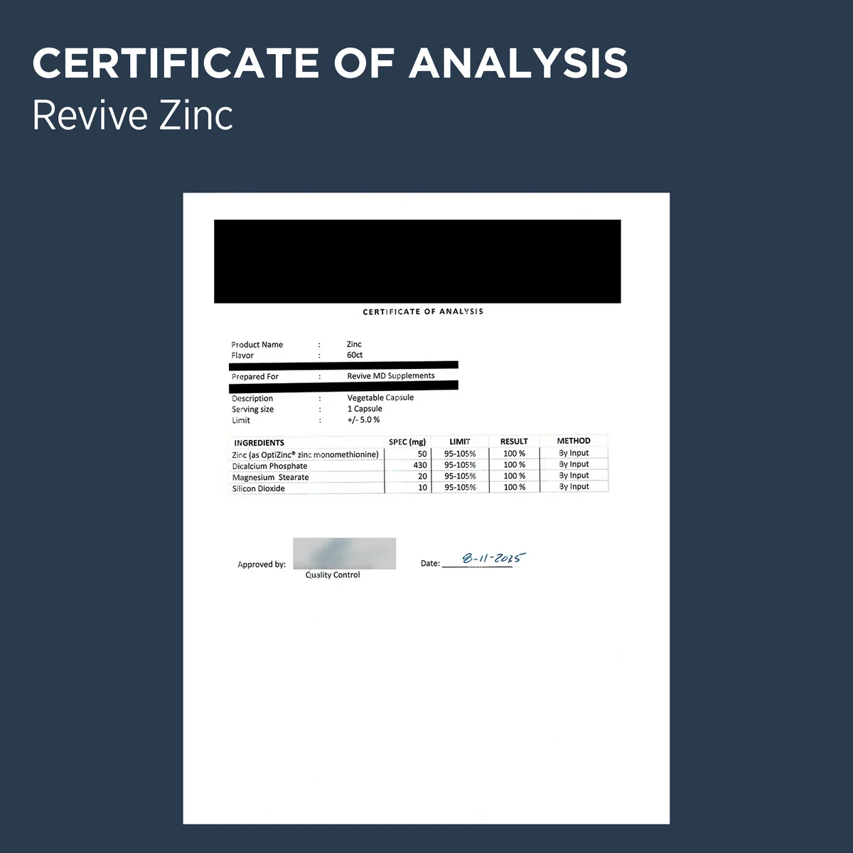 Revive Zinc