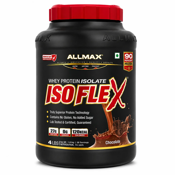 Allmax Isoflex Protein Powder 4lb | Whey Protein Isolate | 56 Servings