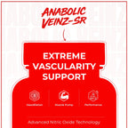 Anabolic Veinz SR ( Nitric Oxide Booster || Stim Free Preworkout)