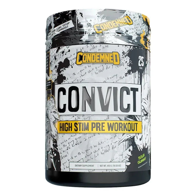 Condemned Labz Convict High Stim Pre-Workout (25 Servings)