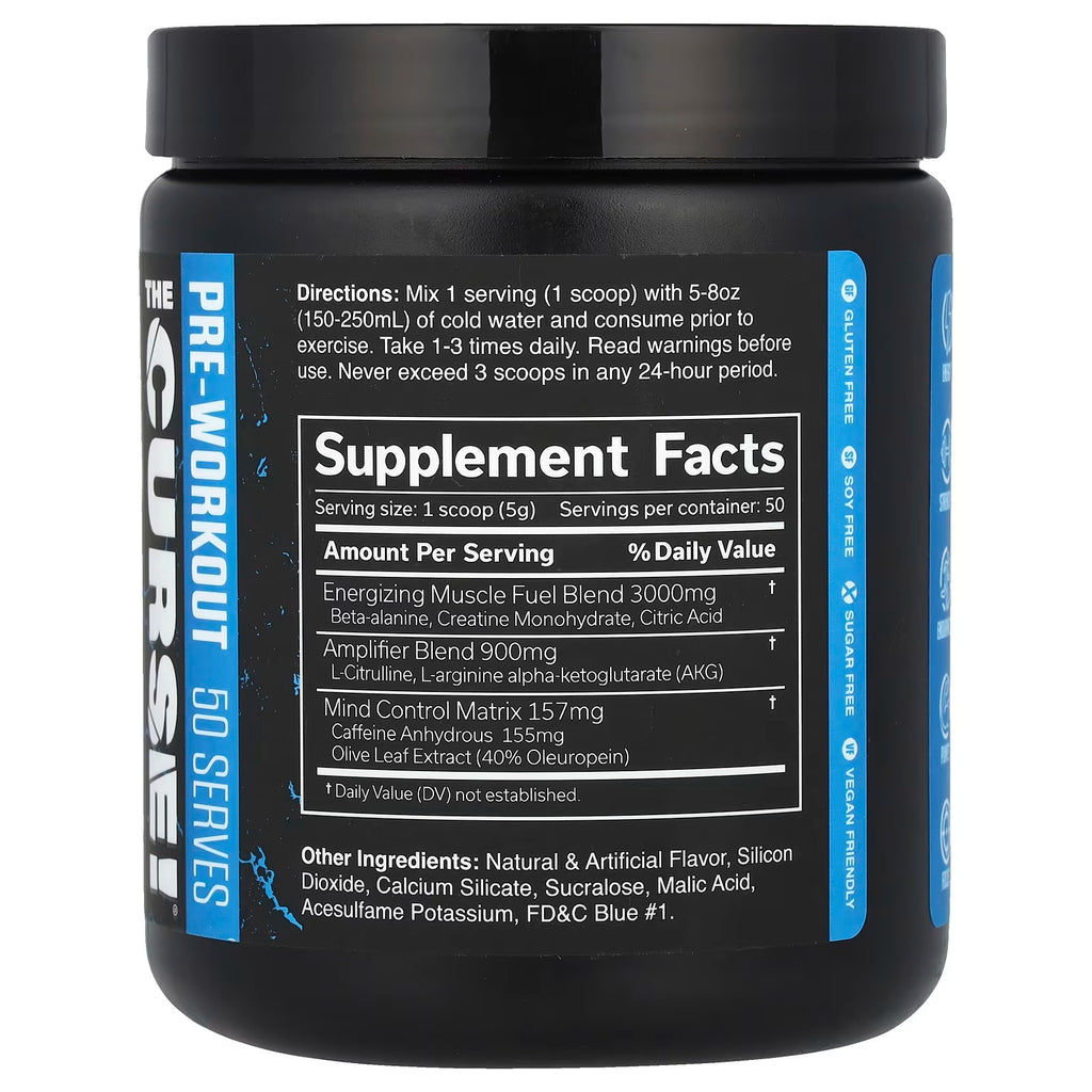 JNX Sports, The Curse!®, Pre-Workout 250G