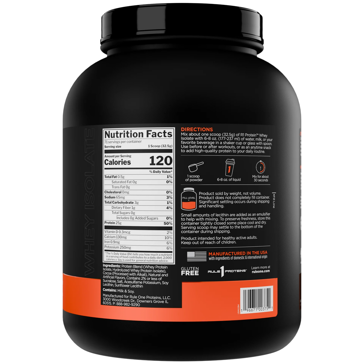 Rule1 Protein Whey Isolate
