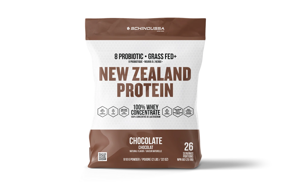 Schinoussa Superfoods  NEW ZEALAND PROBIOTIC WHEY CONCENTRATE PROTEIN POWDER 5lbs (2.23kg)