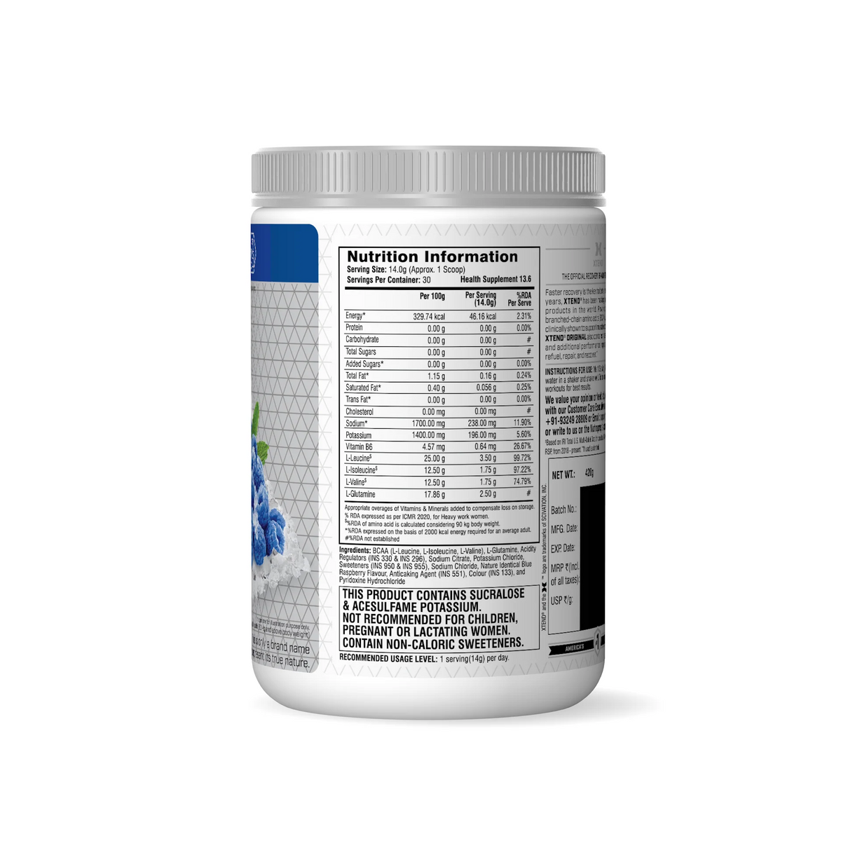 Xtend Original BCAAs Powder - 30 Servings