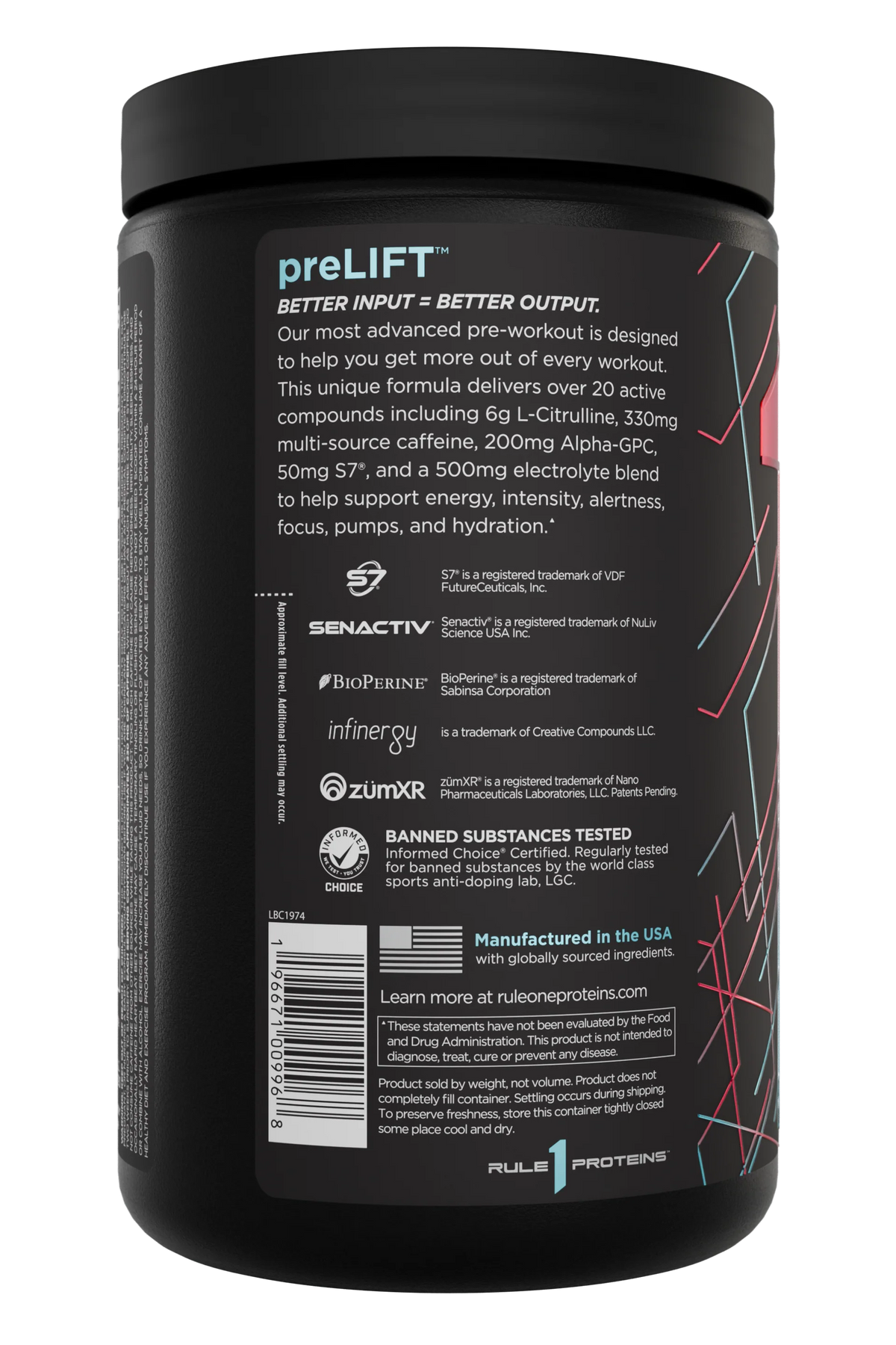 Rule 1 preLIFT