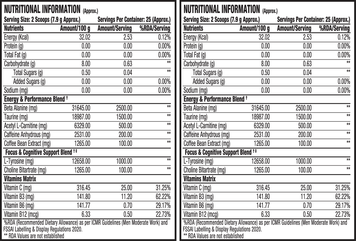 Prosupps Hyde Signature Pre Workout |Dual Tub| Try 3 Amazing Flavor in One Box