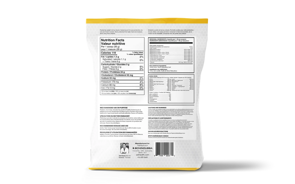 Schinoussa Superfoods  NEW ZEALAND PROBIOTIC WHEY CONCENTRATE PROTEIN POWDER 5lbs (2.23kg)