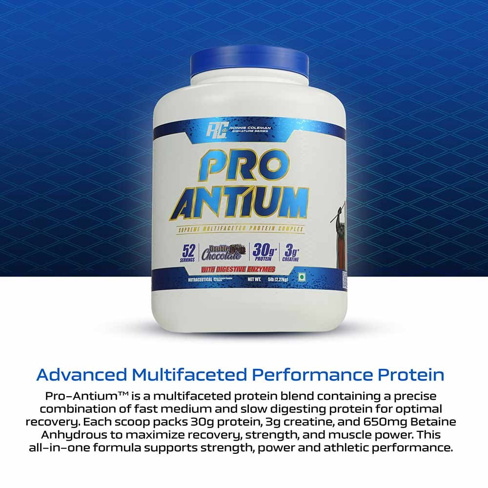 Ronnie Coleman Pro-Antium Whey Protein 2.27 kg (5 lb) • Double Chocolate