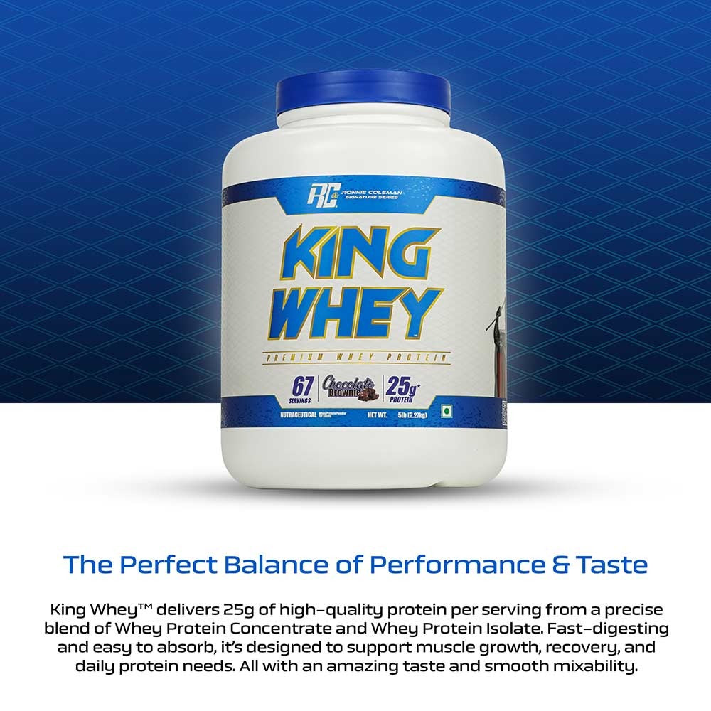 Ronnie Coleman King Whey Protein 2.27 kg (5 lb) • Chocolate Brownie