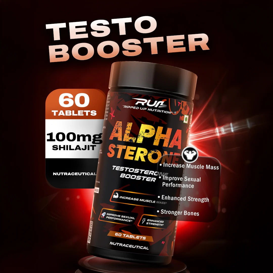 RIPPED UP NUTRITION Alpha Sterone- Testosterone Booster