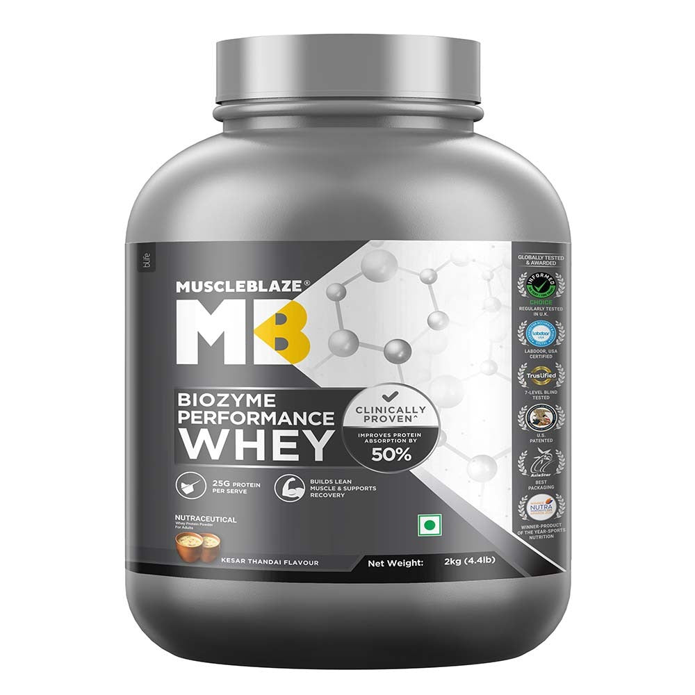 MuscleBlaze Biozyme Performance Whey 2 kg