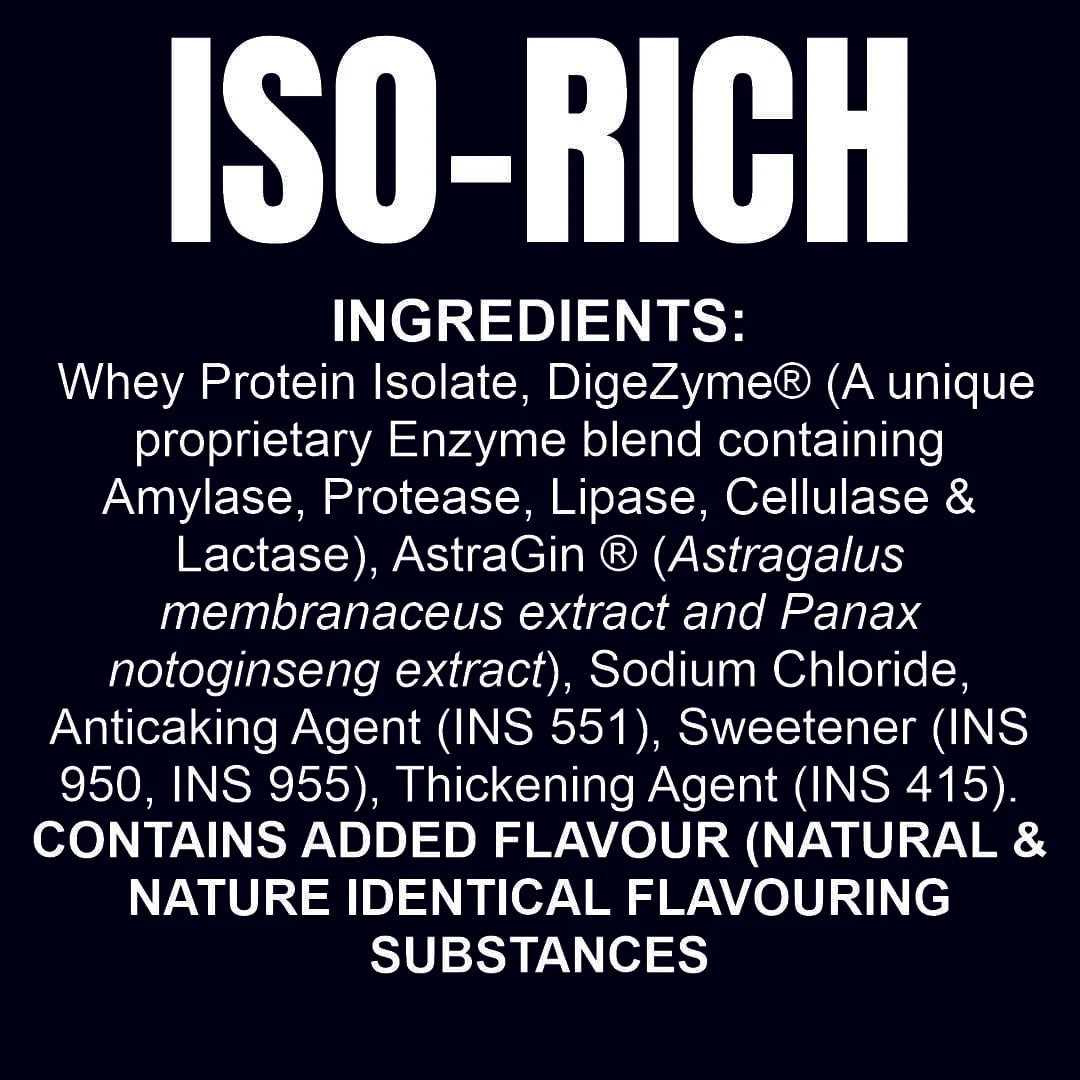 RUN Ripped Up Nutrition Iso-Rich PREMIUM Isolate 2KG