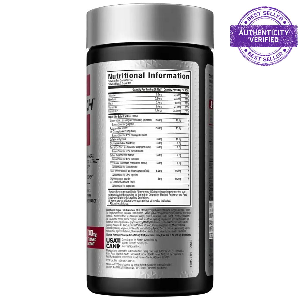 Muscletech™ Hydroxycut® Hardcore Super Elite 100 units