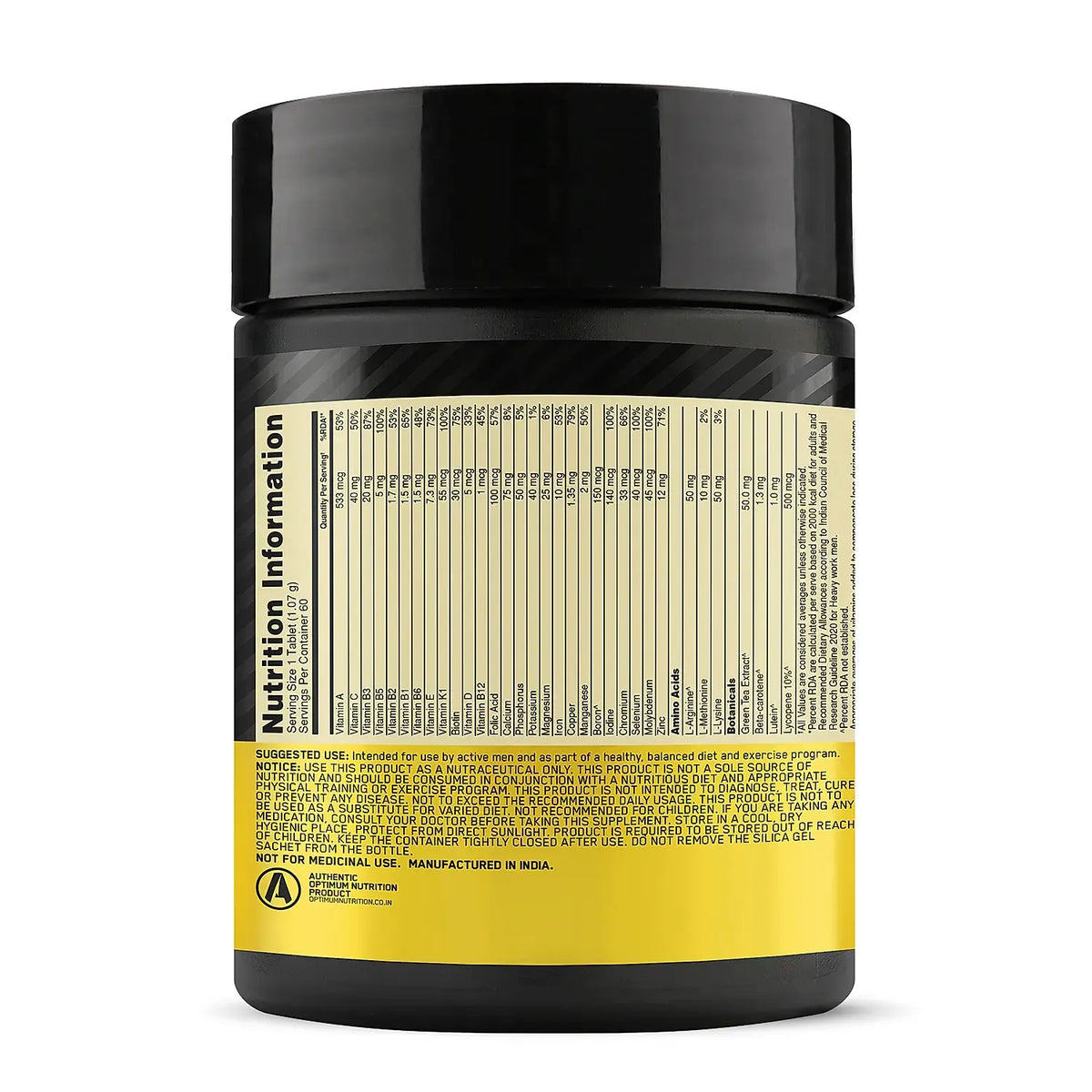 Optimum Nutrition Multi-Vitamin (Men tablets)