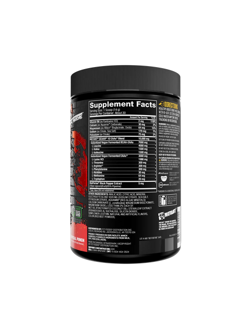 MUTANT GEAAR™ – Complete Essential Amino Acids | 30 Servings | Made in Canada10 g EAA + Arginine blend