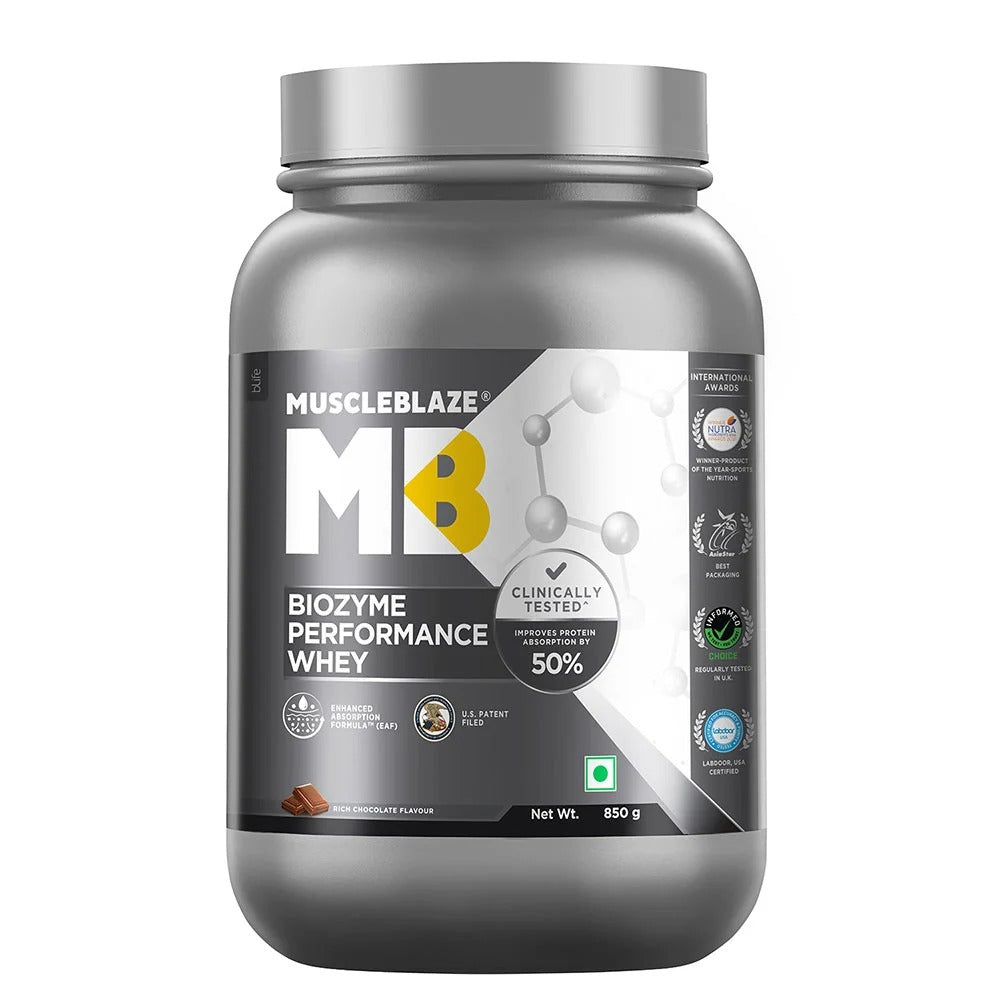 MuscleBlaze Biozyme Performance Whey 1 KG