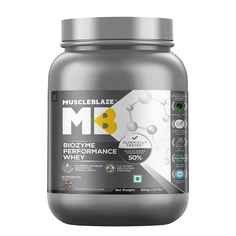 MuscleBlaze Biozyme Performance Whey 1 KG