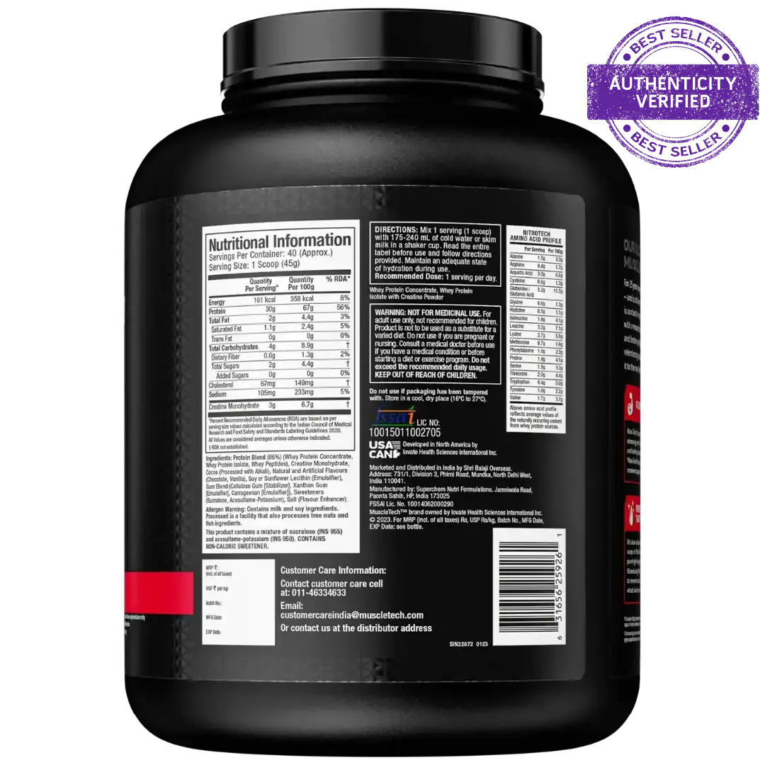 Muscletech™ Nitro-Tech™ Whey Protein