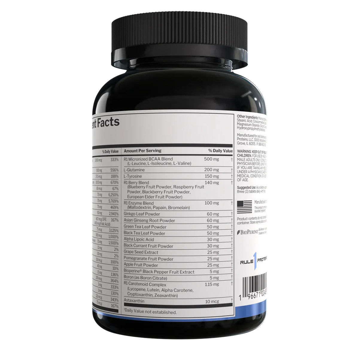Rule1 Men’s Multi Vitamin | Best Multivitamin for Men | 90 Tablets | Made in USA