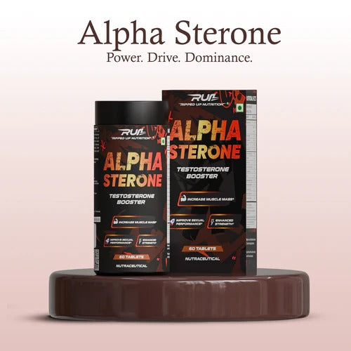 RIPPED UP NUTRITION Alpha Sterone- Testosterone Booster