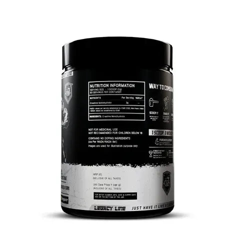 Mono Lift – Micronized Creatine Monohydrate For Explosive Strength & Power - 83 Servings - Unflavoured