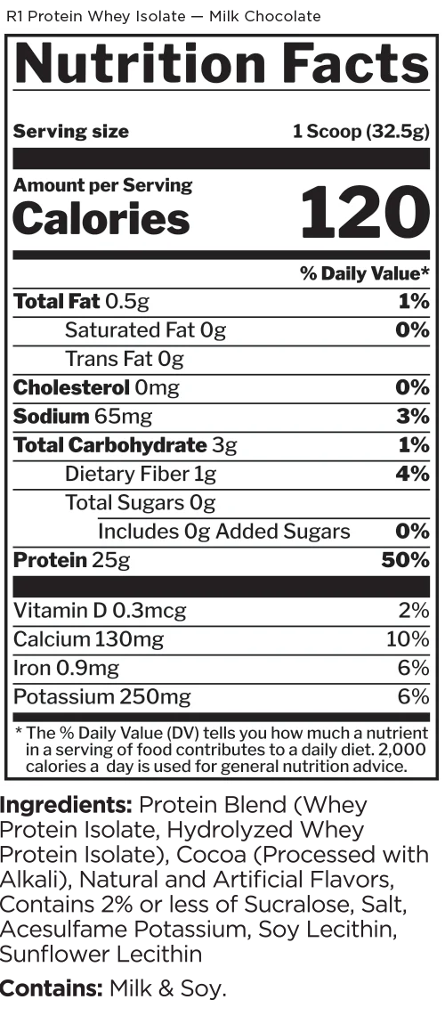 Rule1 Protein Whey Isolate