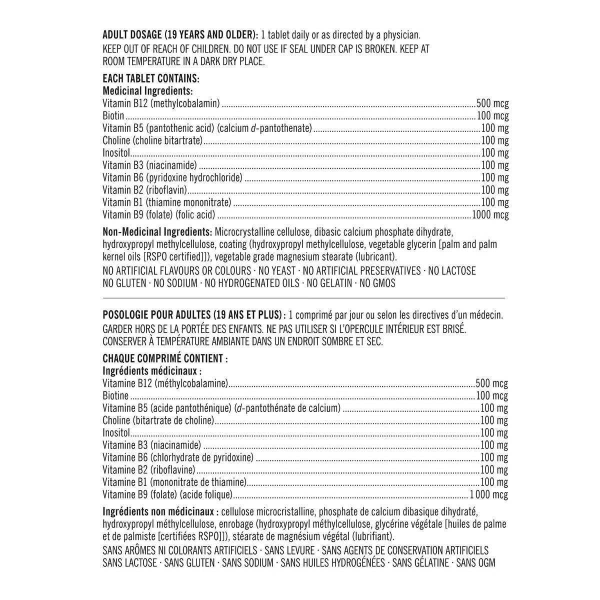 Kirkland Signature Timed Release B100 Complex, 300 Tablets