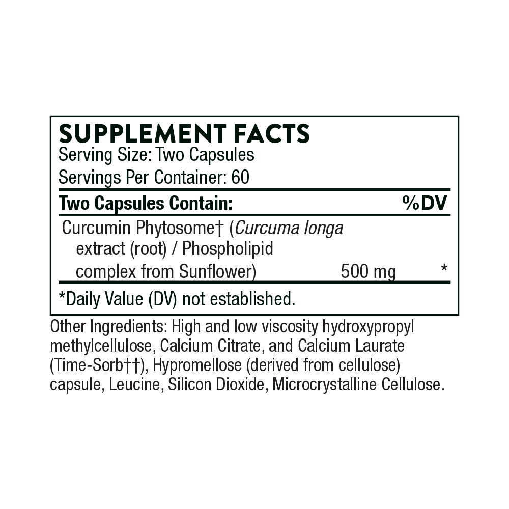 Thorne Curcumin Phytosome - Sustained Release