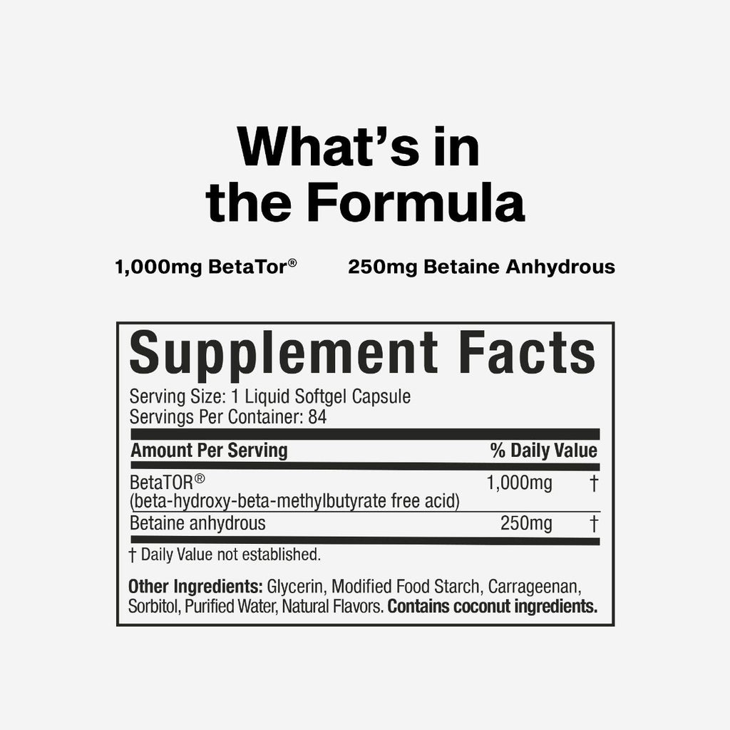 Muscletech Clear Muscle Liquid HMB 42 capsules